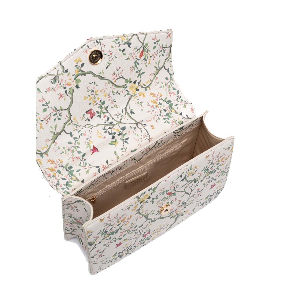NOLAH Mia White Floral τσάντα ώμου/χιαστί
