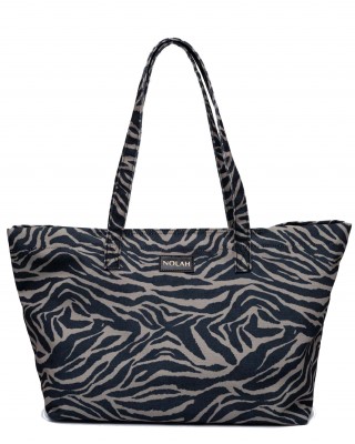NOLAH Nayara Black Zebra τσάντα ώμου