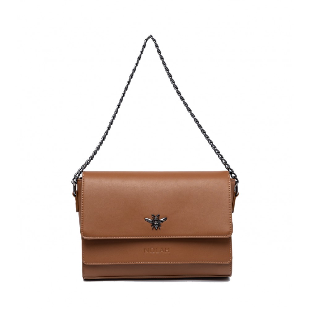 NOLAH Eva Brown τσάντα ώμου