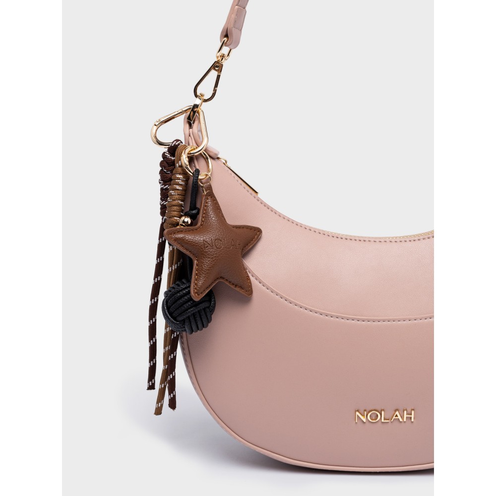 NOLAH Fabela Dusty Pink Light Gold τσάντα ώμου & χιαστί