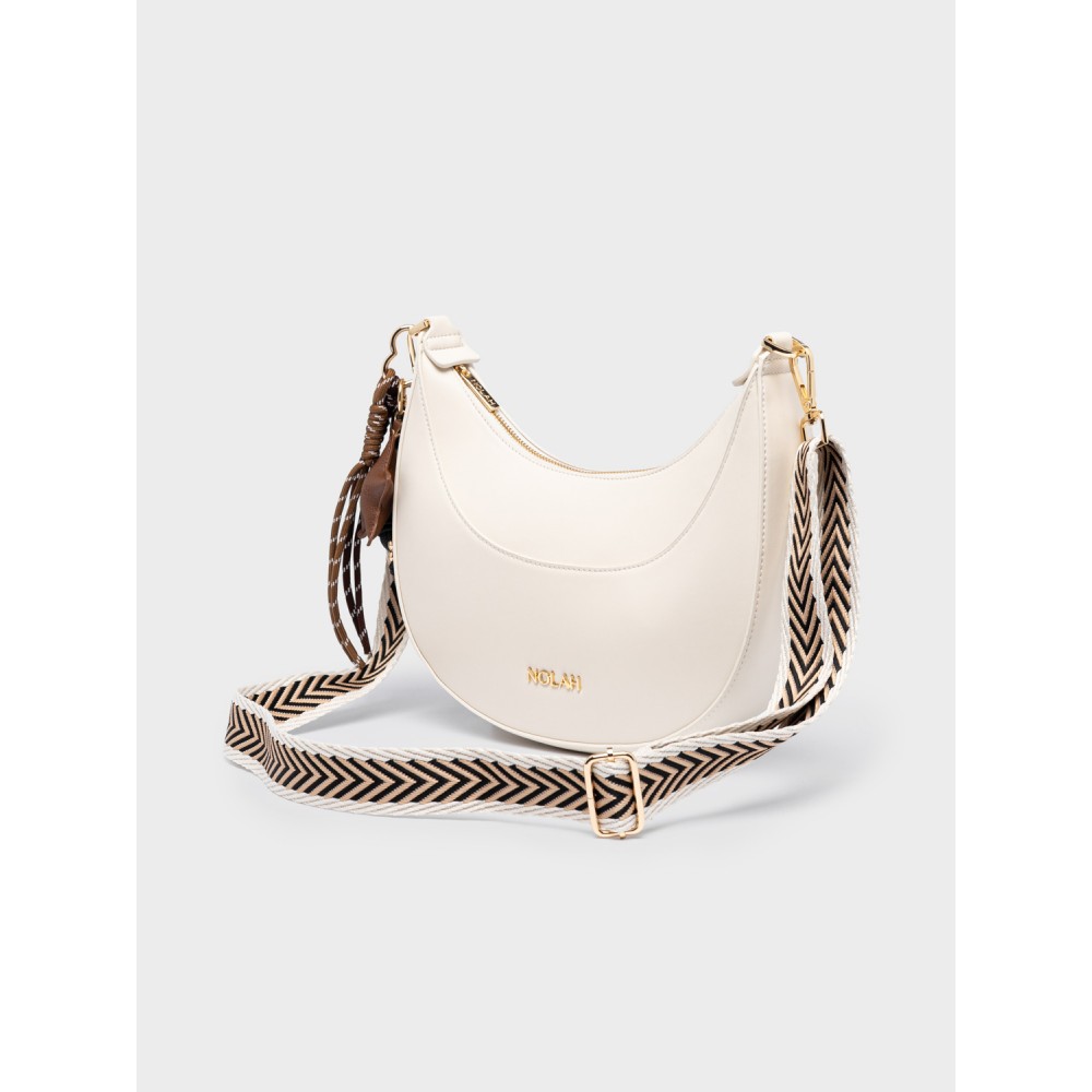 NOLAH Fabela Ivory Light Gold τσάντα ώμου & χιαστί