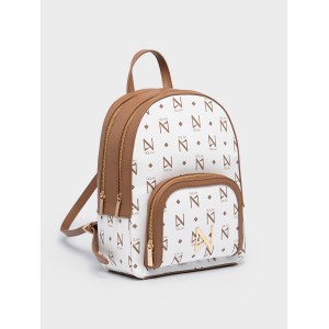 Nolah Milo White – Brown bag backpack Nolah Milo White – Brown bag backpack