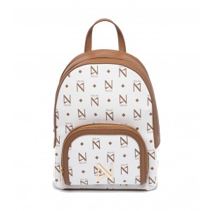 Nolah Milo White – Brown bag backpack