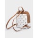 NOLAH Milo White – Brown Τσάντα Πλάτης Backpack