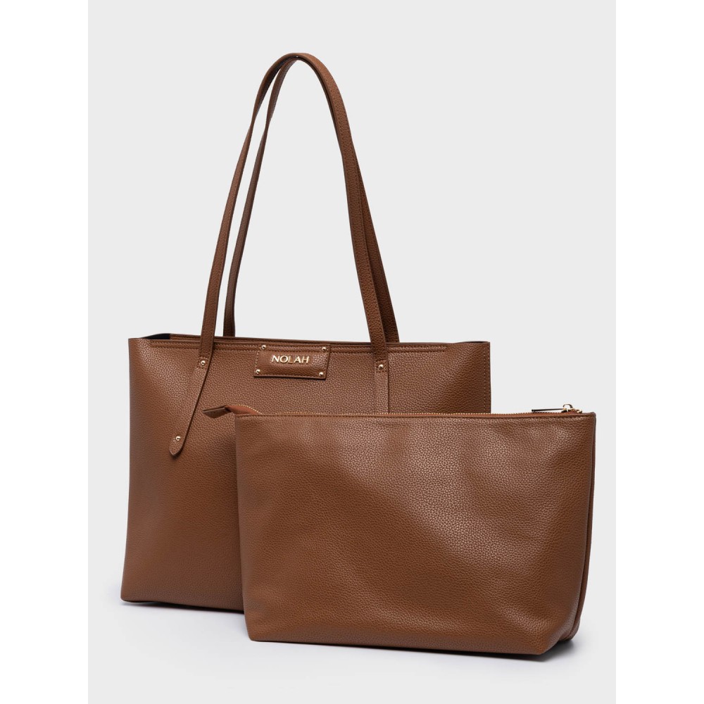 NOLAH Serenity Brown τσάντα ώμου 