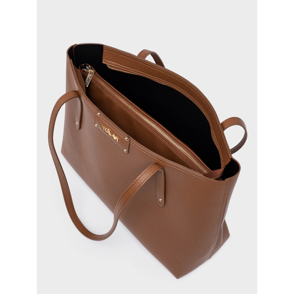 NOLAH Serenity Brown τσάντα ώμου 