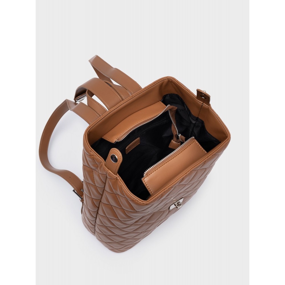 NOLAH Zander Brown Silver τσάντα πλάτης