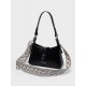 NOLAH Esme Black Silver τσάντα ώμου/χιαστί