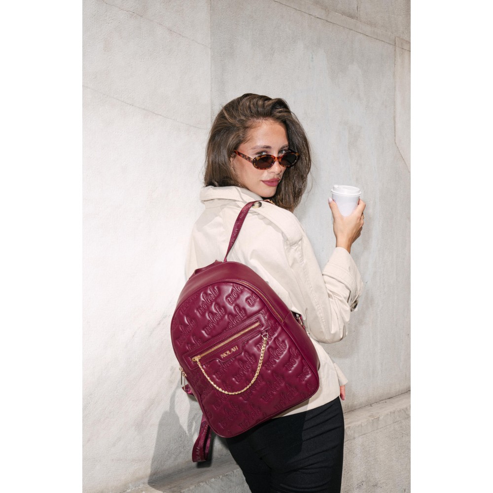 NOLAH Nolahpack Burgundy τσάντα πλάτης NOLAH Nolahpack Burgundy τσάντα πλάτης