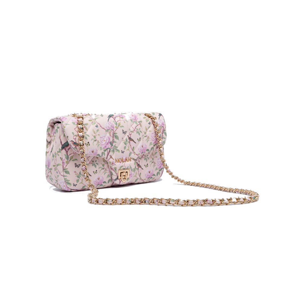 NOLAH Nostalgia Pink Floral τσάντα ώμου/χιαστί