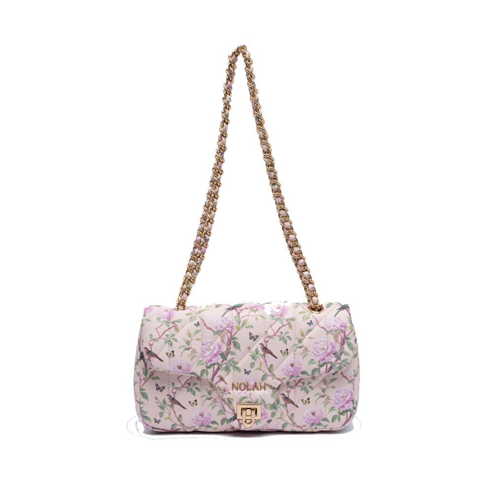 NOLAH Nostalgia Pink Floral τσάντα ώμου/χιαστί