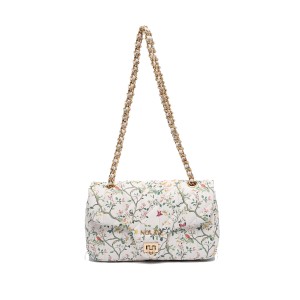 NOLAH Nostalgia White Floral τσάντα ώμου/χιαστί
