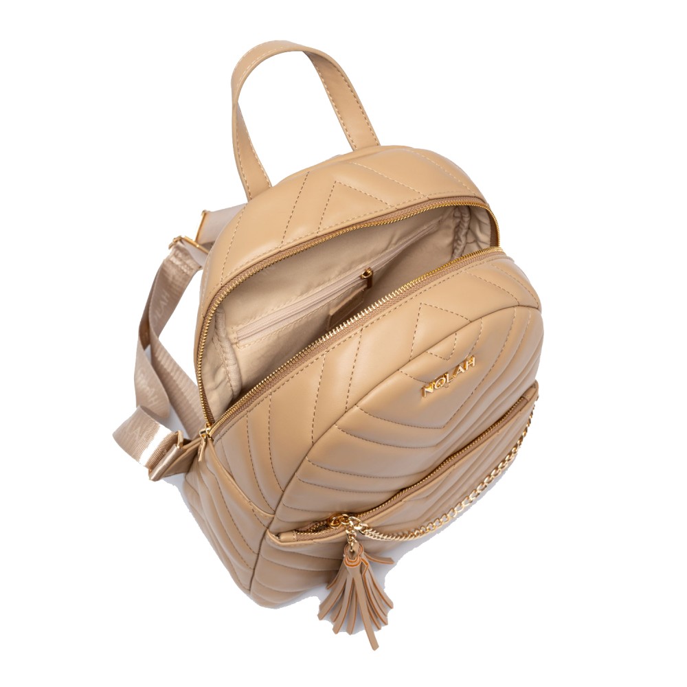NOLAH Pedro Beige Τσάντα Πλάτης Backpack