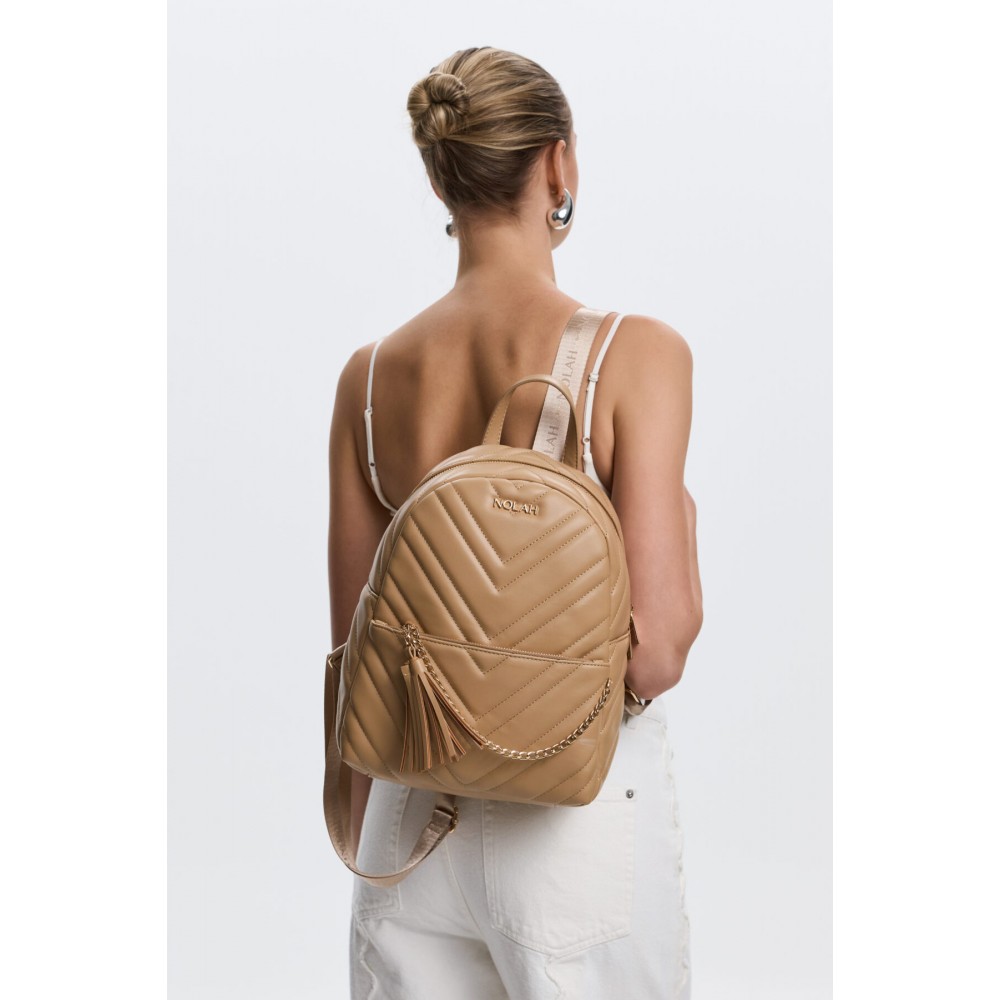 NOLAH Pedro Beige Τσάντα Πλάτης Backpack