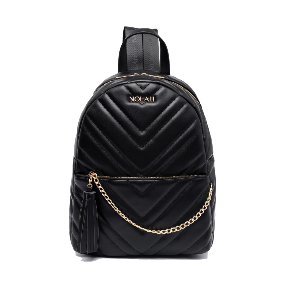 NOLAH Pedro Black Τσάντα Πλάτης Backpack