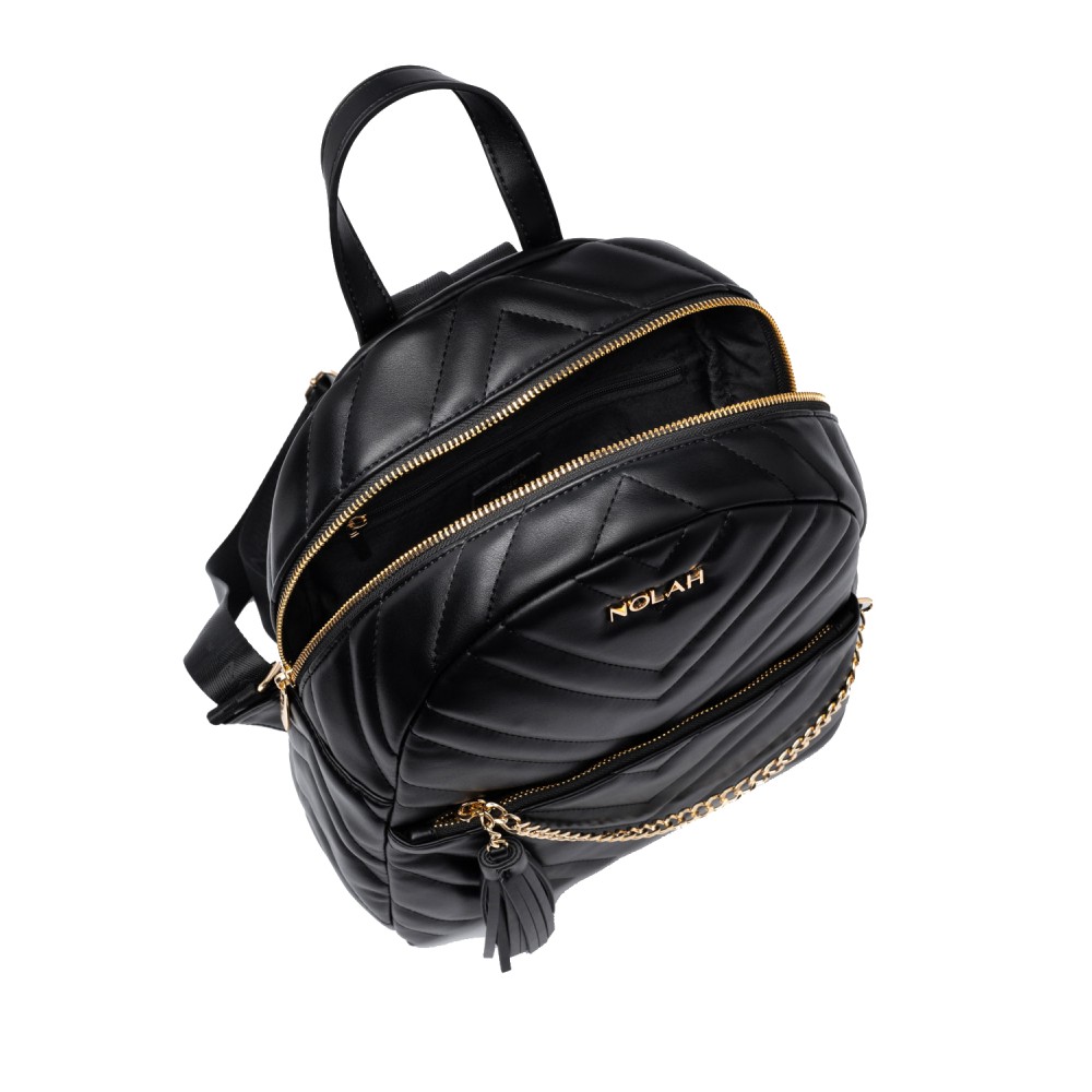 NOLAH Pedro Black Τσάντα Πλάτης Backpack