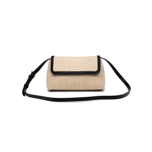 NOLAH Playa Beige Black τσάντα ώμου/χιαστί