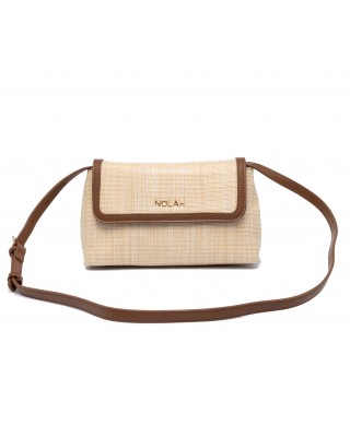 NOLAH Playa Beige Brown τσάντα ώμου/χιαστί