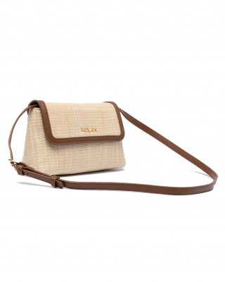 NOLAH Playa Beige Brown τσάντα ώμου/χιαστί