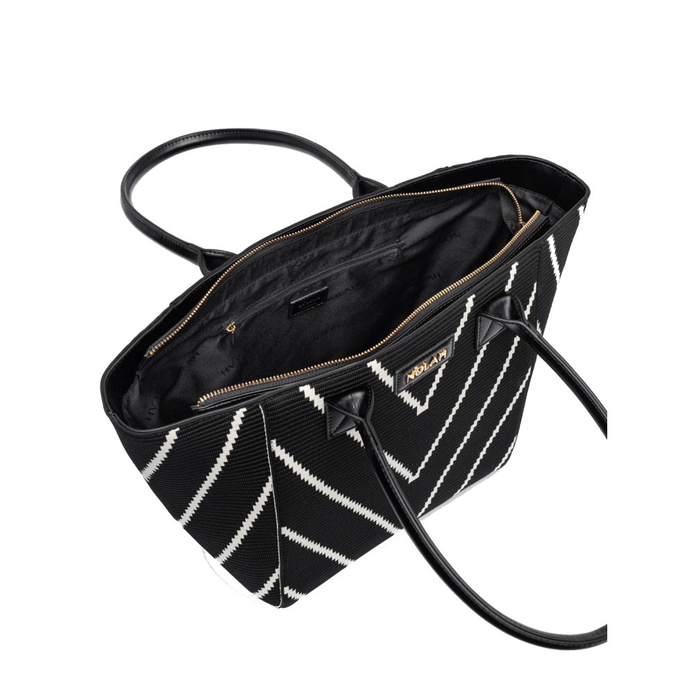 NOLAH Sunwave Black τσάντα ώμου