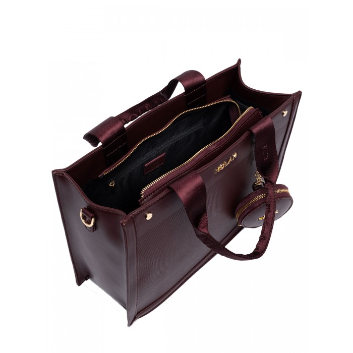 NOLAH Tote Burgundy Τσάντα ώμου/χιαστί