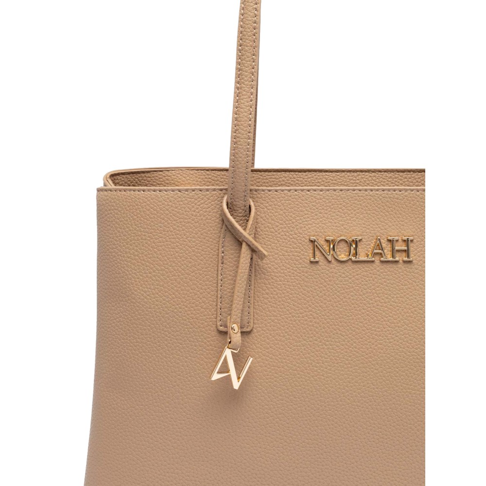 NOLAH Valia Beige τσάντα ώμου 