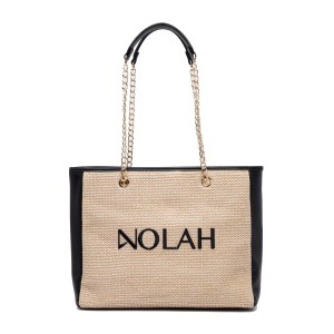 NOLAH Venice Beige Black τσάντα ώμου