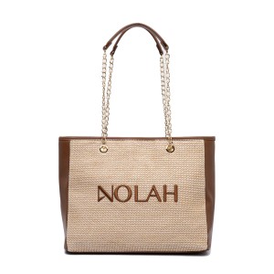 NOLAH Venice Beige Brown τσάντα ώμου