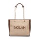 NOLAH Venice Beige Brown τσάντα ώμου