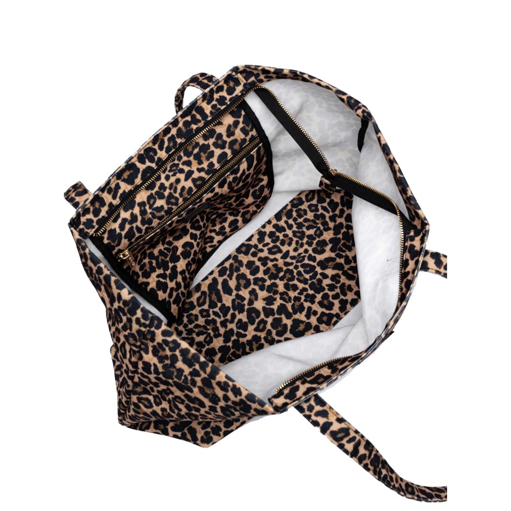 NOLAH Yara Leopard τσάντα ώμου