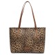 NOLAH Zuma Brown Leopard τσάντα ώμου 