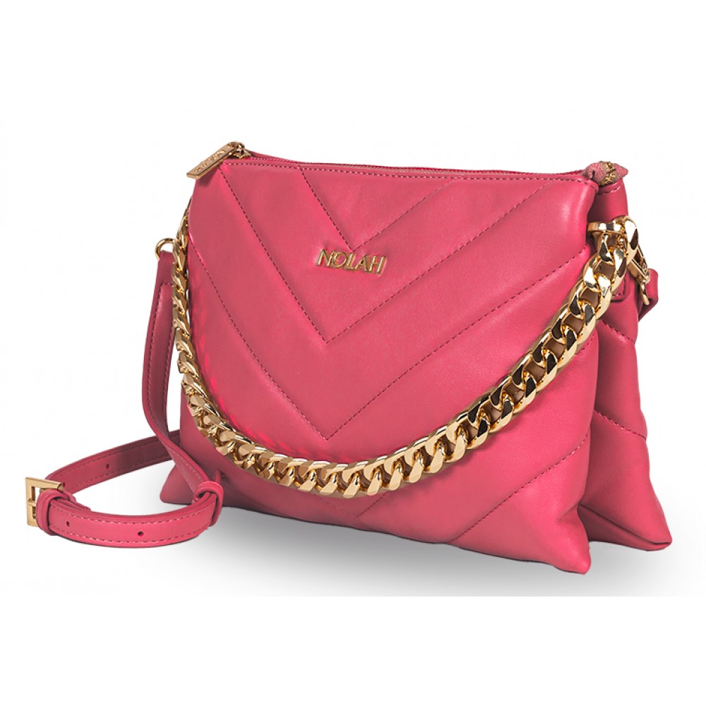 NOLAH Clio Ροζ τσάντα ώμου