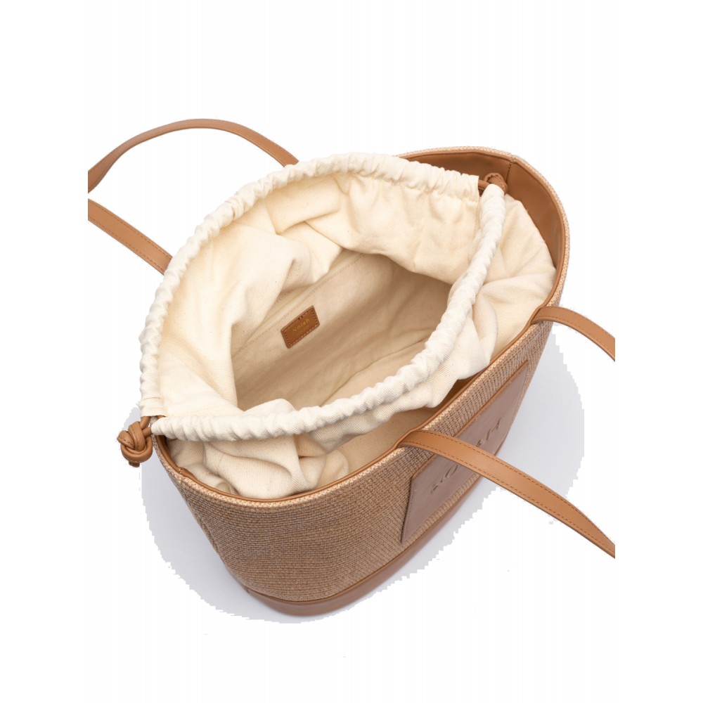 NOLAH Sicily Brown τσάντα ώμου