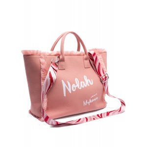 NOLAH Mykonos Pink τσάντα ώμου & χιαστί θαλάσσης