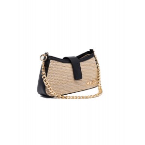 NOLAH Riviera Beige-Black τσάντα ώμου & χιαστί