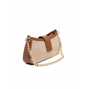 NOLAH Riviera Beige-Brown τσάντα ώμου & χιαστί