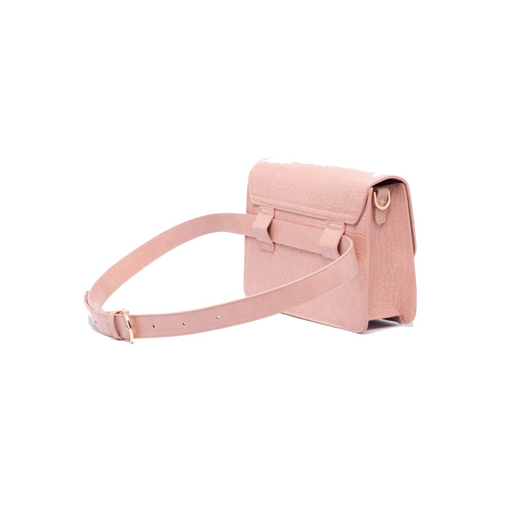 NOLAH Enriketa Pink τσάντα ώμου/χιαστί/μέσης