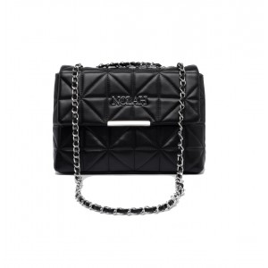 NOLAH Mafalda Black Silver τσάντα ώμου & χιαστί