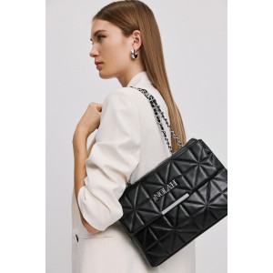 NOLAH Mafalda Black Silver τσάντα ώμου & χιαστί