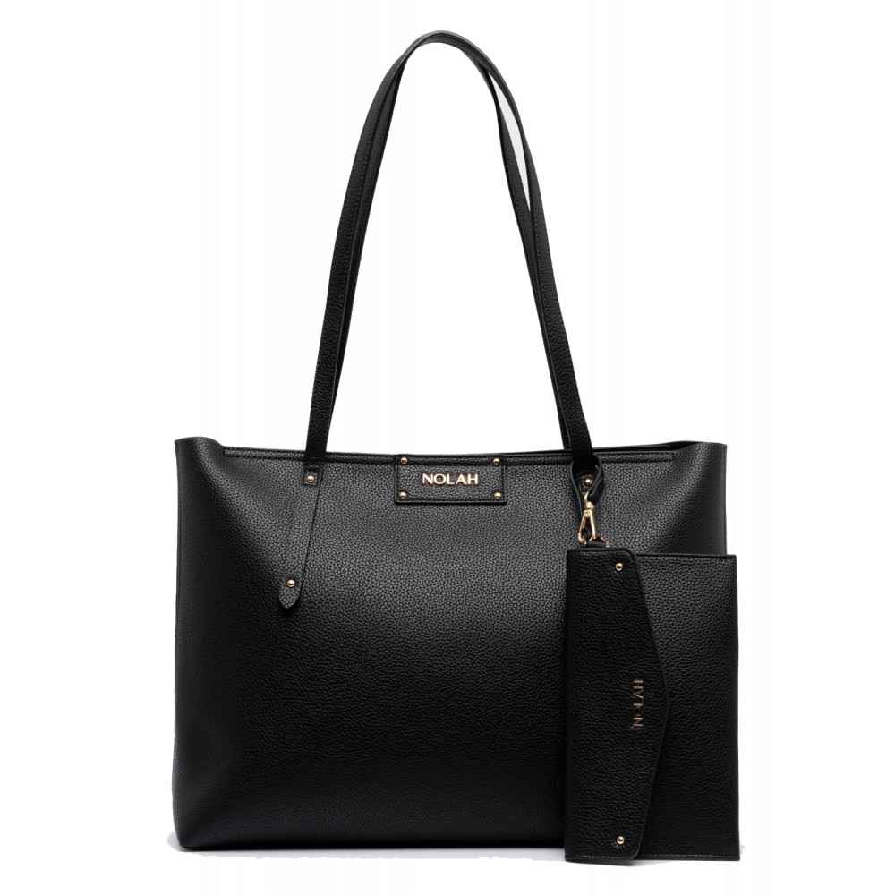 NOLAH Serenity Black Light Gold τσάντα ώμου 