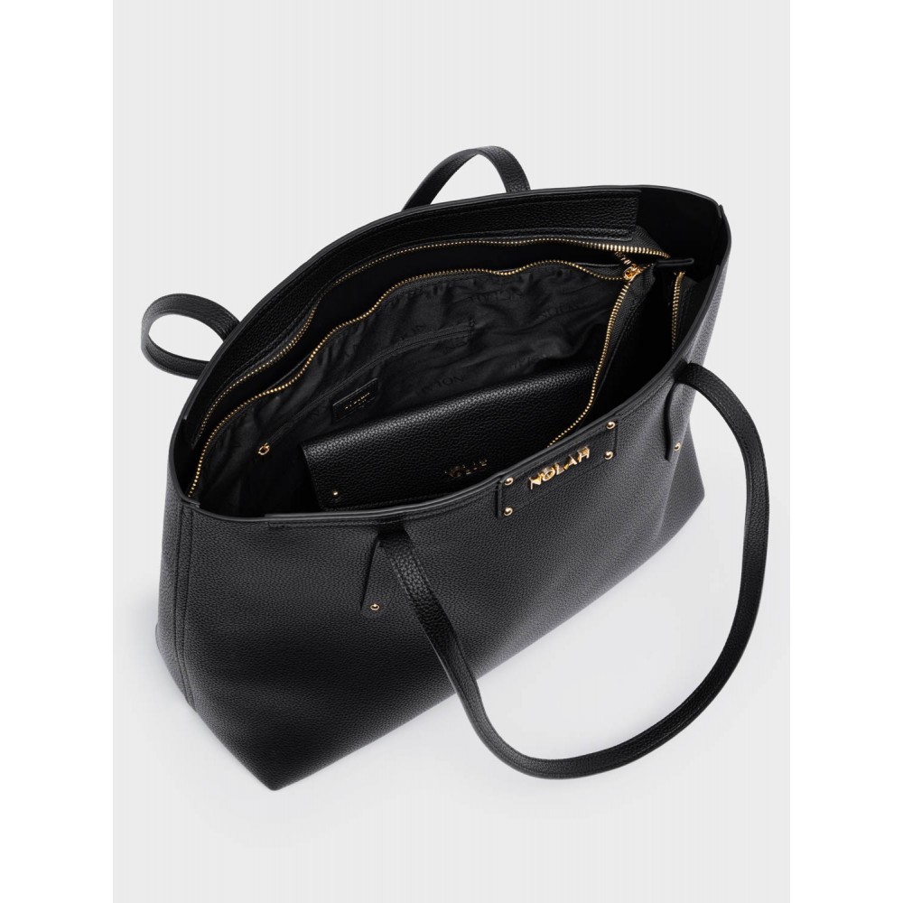 NOLAH Serenity Black Light Gold τσάντα ώμου 