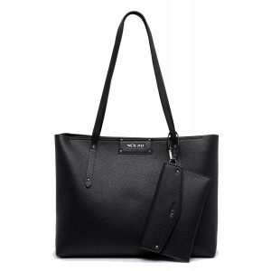 NOLAH Serenity Black Silver τσάντα ώμου 