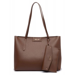 NOLAH Serenity Chocolate Brown τσάντα ώμου 