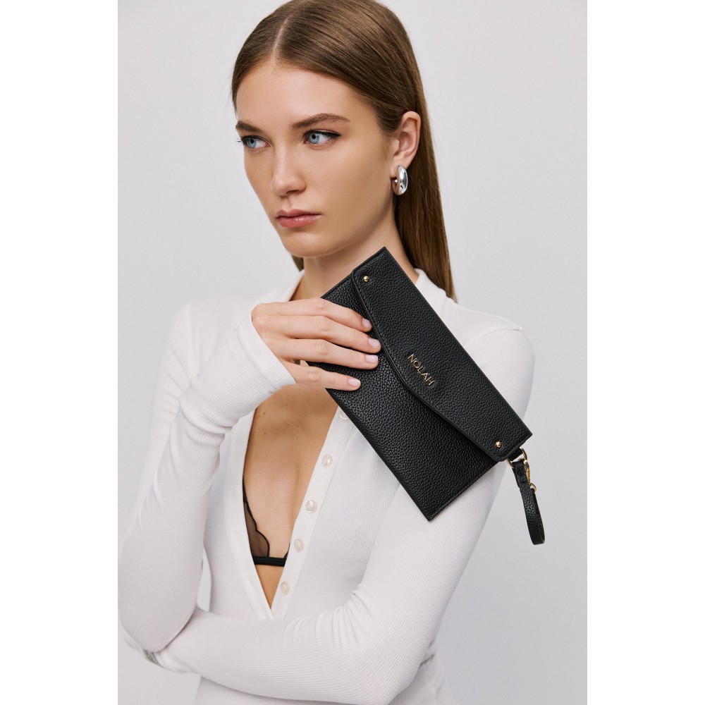 NOLAH Serenity Black Light Gold τσάντα ώμου 