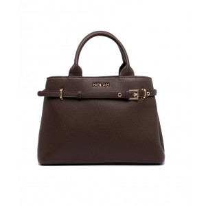 NOLAH Velinia Chocolate Brown τσάντα ώμου & χιαστί