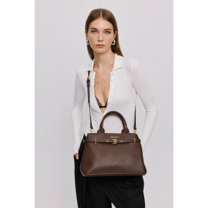 NOLAH Velinia Chocolate Brown τσάντα ώμου & χιαστί
