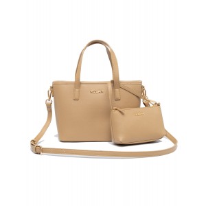 NOLAH Roma Beige Light Gold τσάντα ώμου & χιαστί