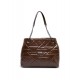 NOLAH Azillia Chocolate Brown τσάντα ώμου