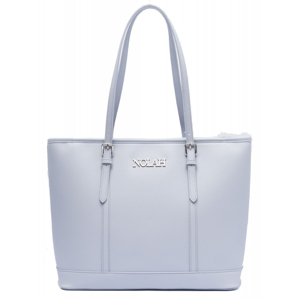 NOLAH Ella Light Blue Silver τσάντα ώμου NOLAH Ella Light Blue Silver τσάντα ώμου