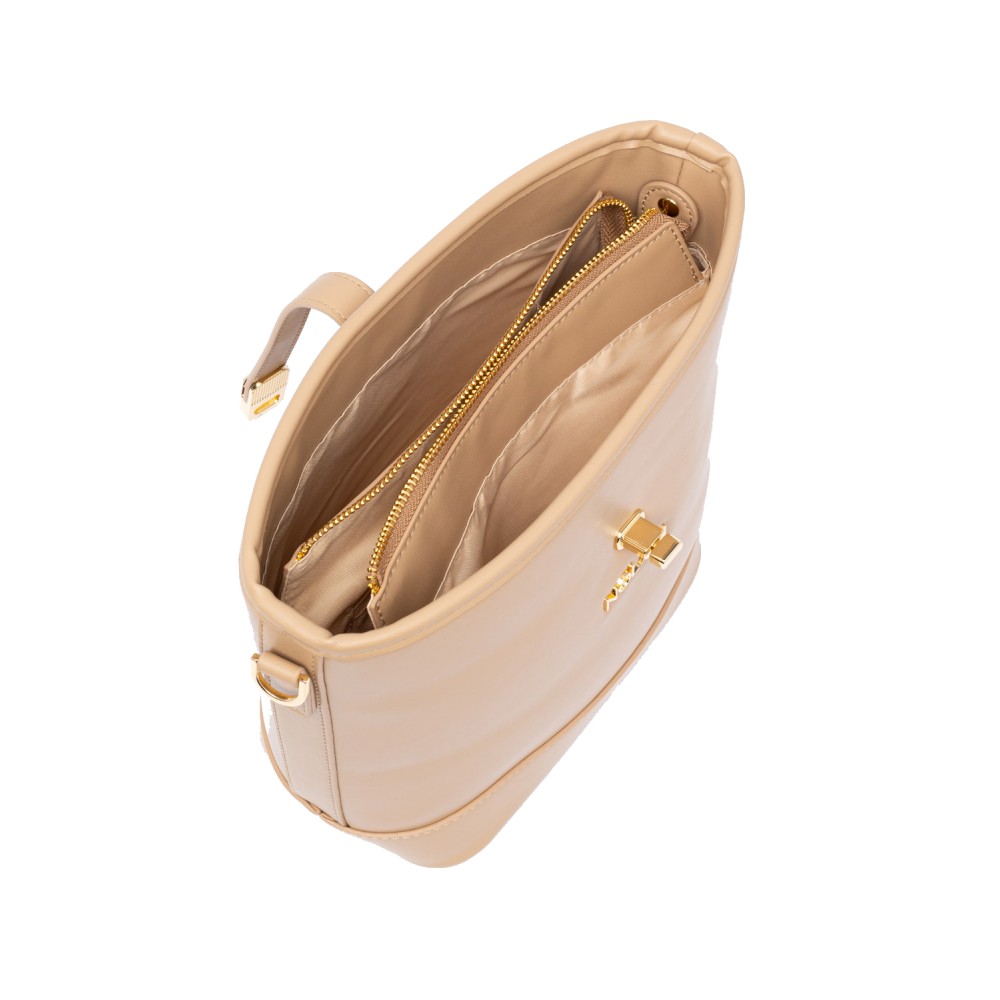 NOLAH Evelina Beige Light Gold Τσάντα ώμου/χιαστί NOLAH Evelina Beige Light Gold Τσάντα ώμου/χιαστί